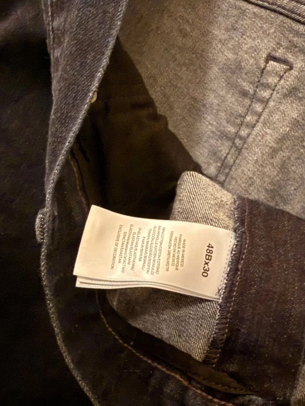 Polo Ralph Lauren Black Jeans 48x30 Big & Tall